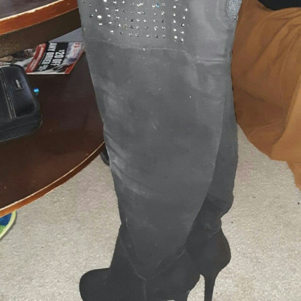 Madilene Girl Dressy Theigh High Boots